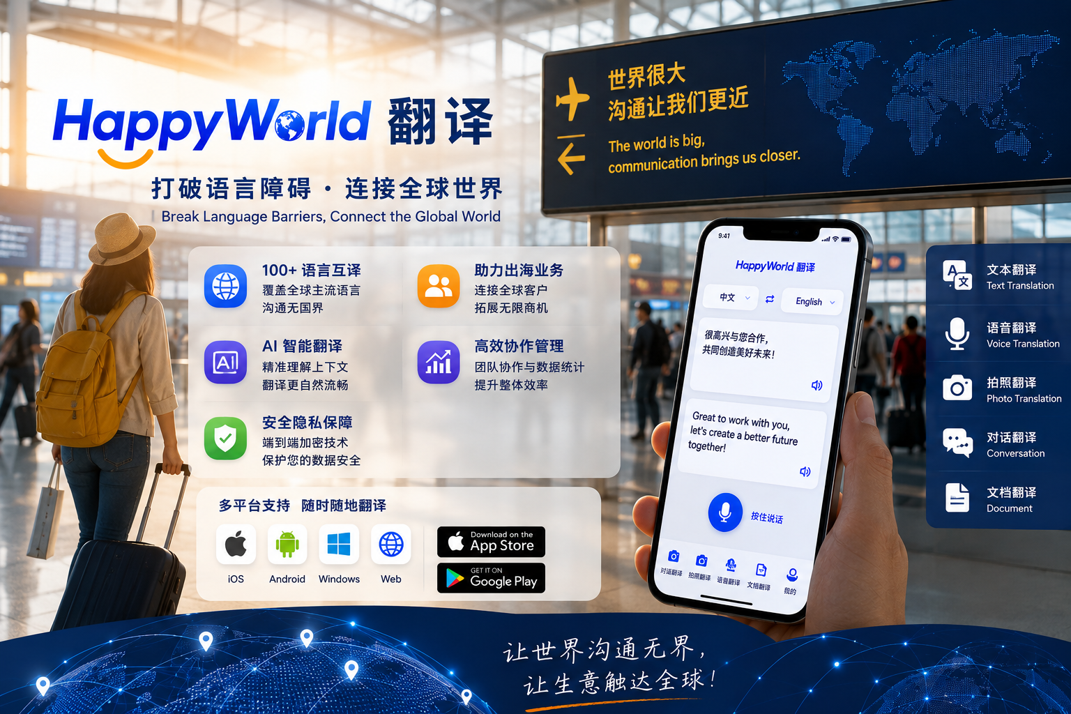 HappyWorld如何完成软件下载和应用安装操作？